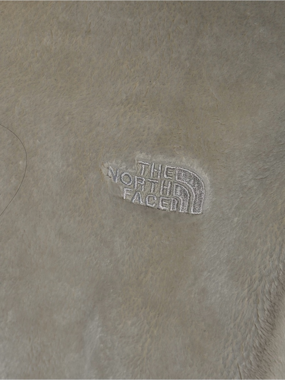 The North Face Cream Plush Hooded Teddy Jacket - Picture 3 of 7